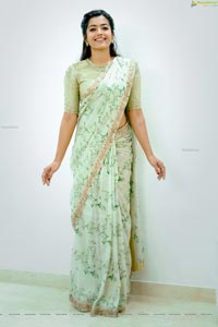 Rashmika Mandanna Designer Saree Photo Shoot