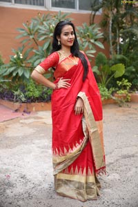 Sahithi Avanchi at Silk & Cotton Fab Of India 2020