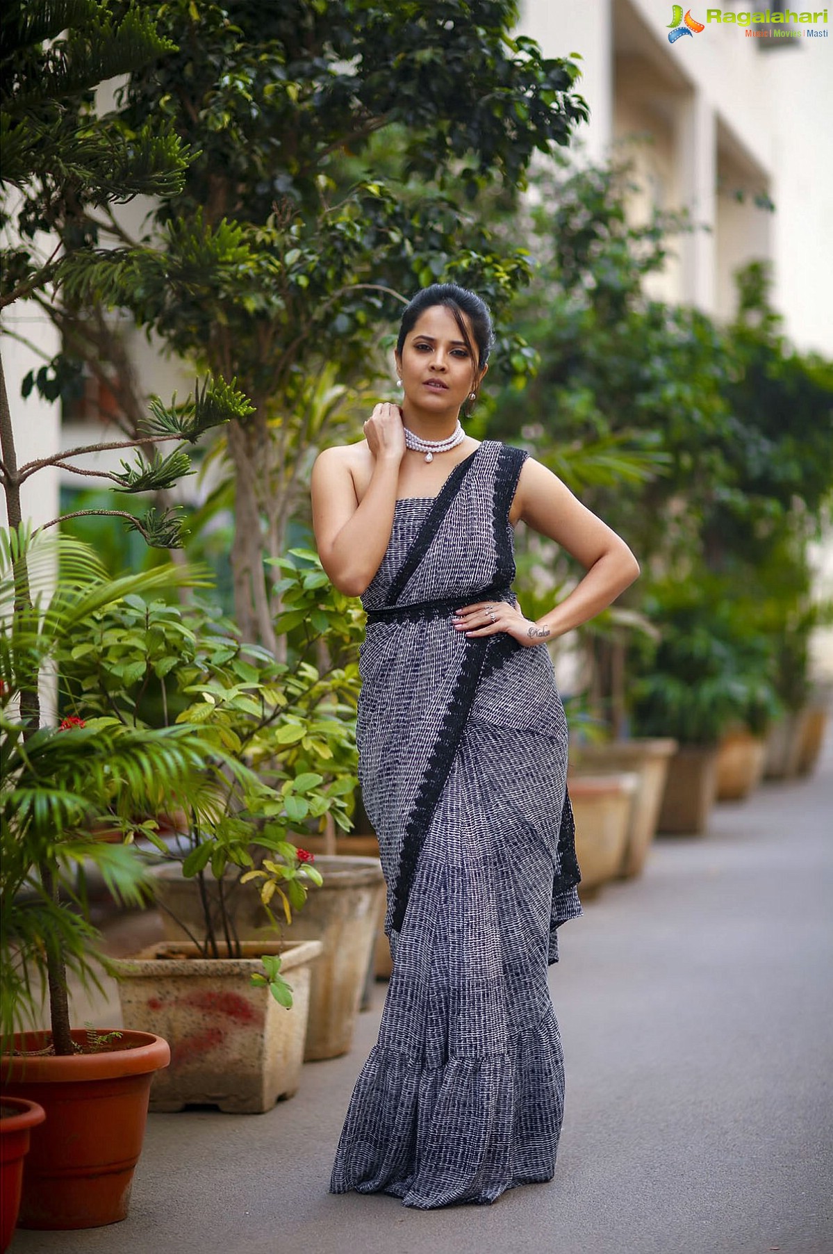 Anasuya Bharadwaj in Green Lehenga Photo Shoot