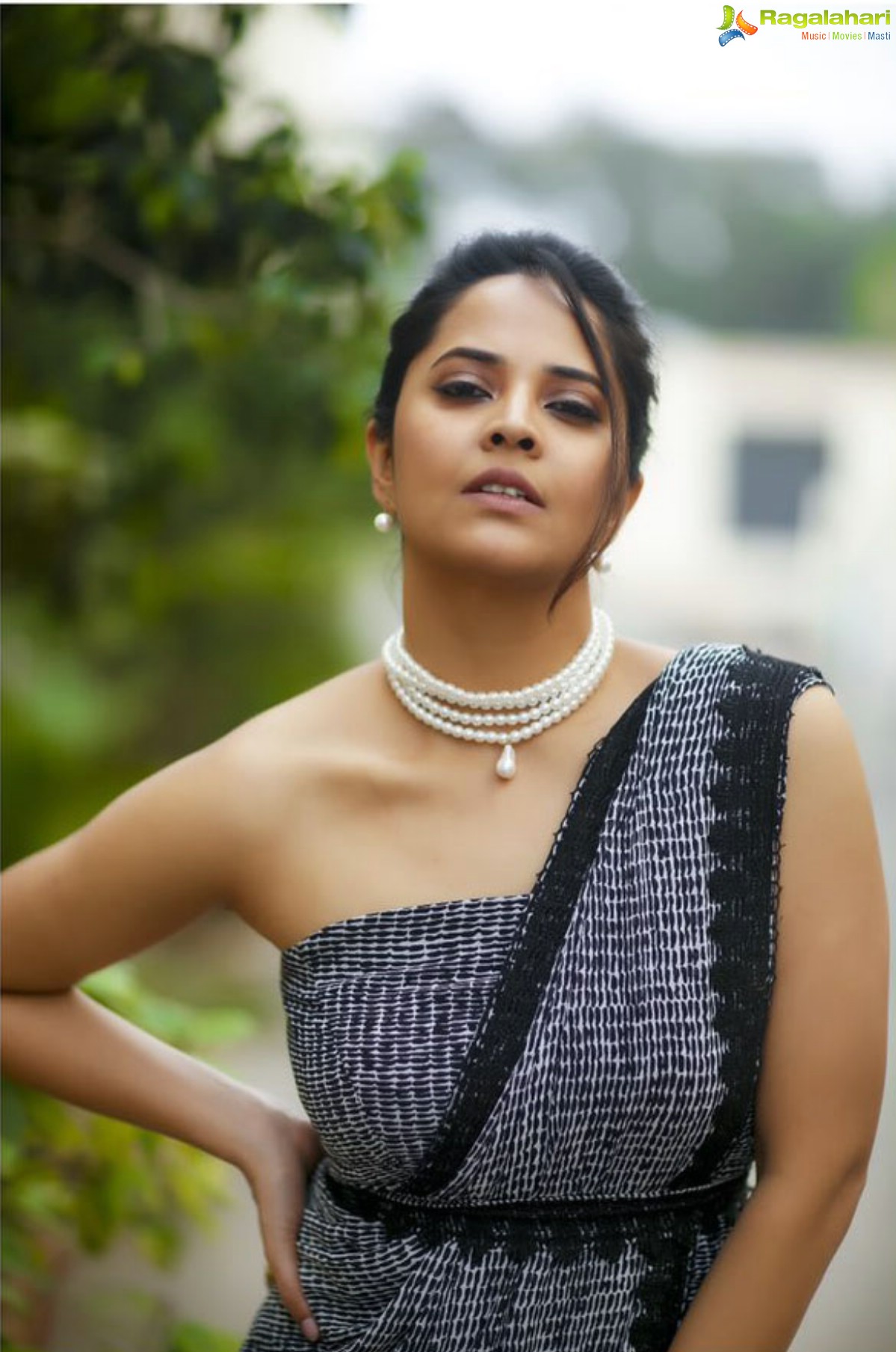 Anasuya Bharadwaj in Green Lehenga Photo Shoot