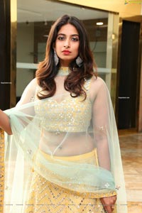 Archana Ravi in Pale Yellow Lehenga Choli