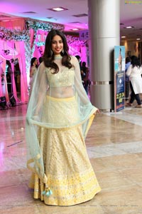 Archana Ravi in Pale Yellow Lehenga Choli