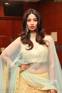 Archana Ravi in Pale Yellow Lehenga Choli