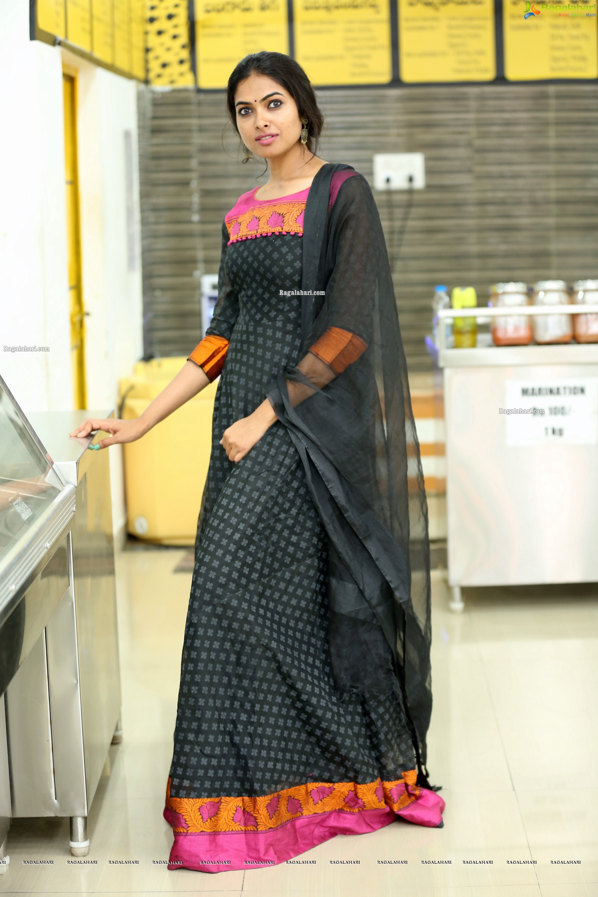 Divi Vadthya at Proteins Hygiene NonVeg Mart, HD Photo Gallery