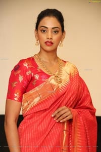 Dr. Kamakshi Bhaskarla In Pink Silk Saree