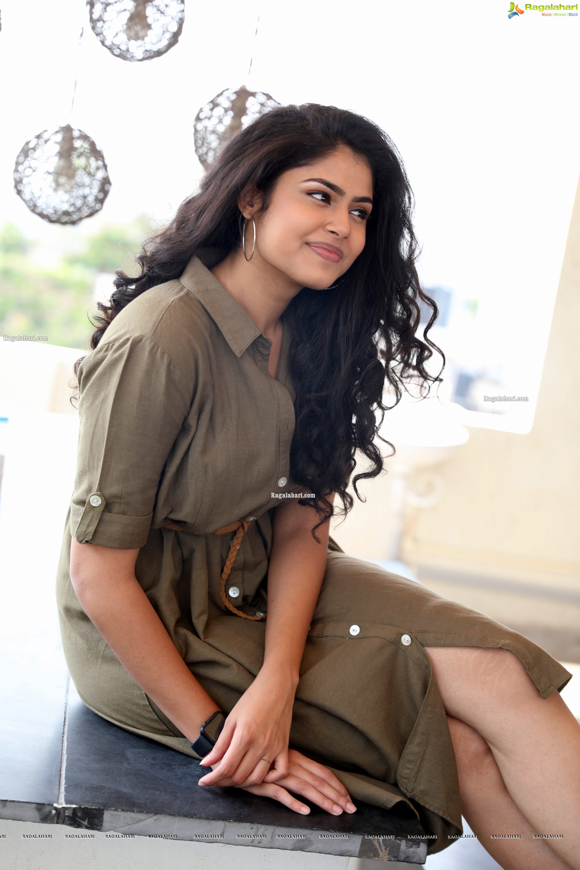 Faria Abdullah at Jathi Ratnalu Movie Interview, HD Photo Gallery
