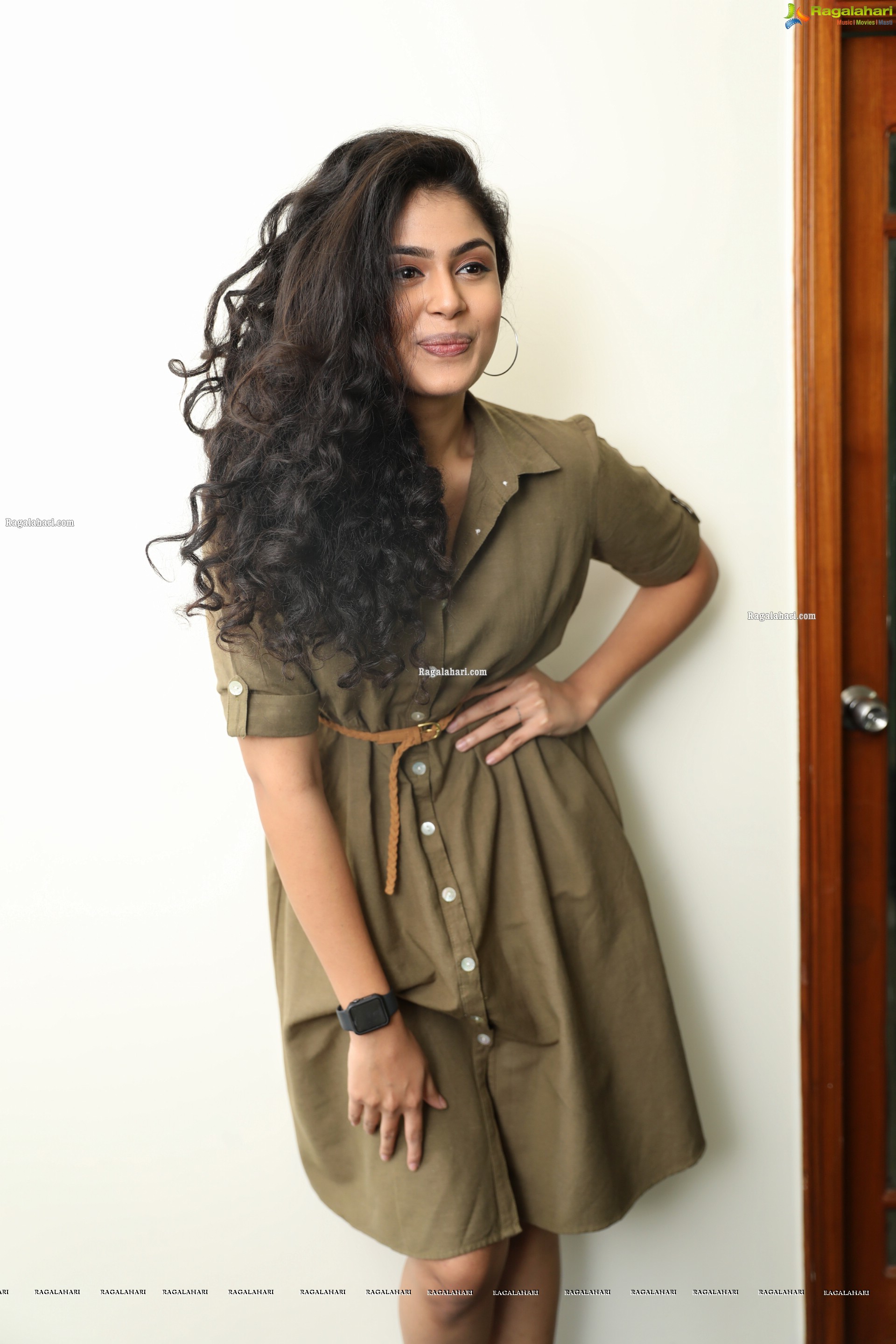 Faria Abdullah at Jathi Ratnalu Movie Interview, HD Photo Gallery