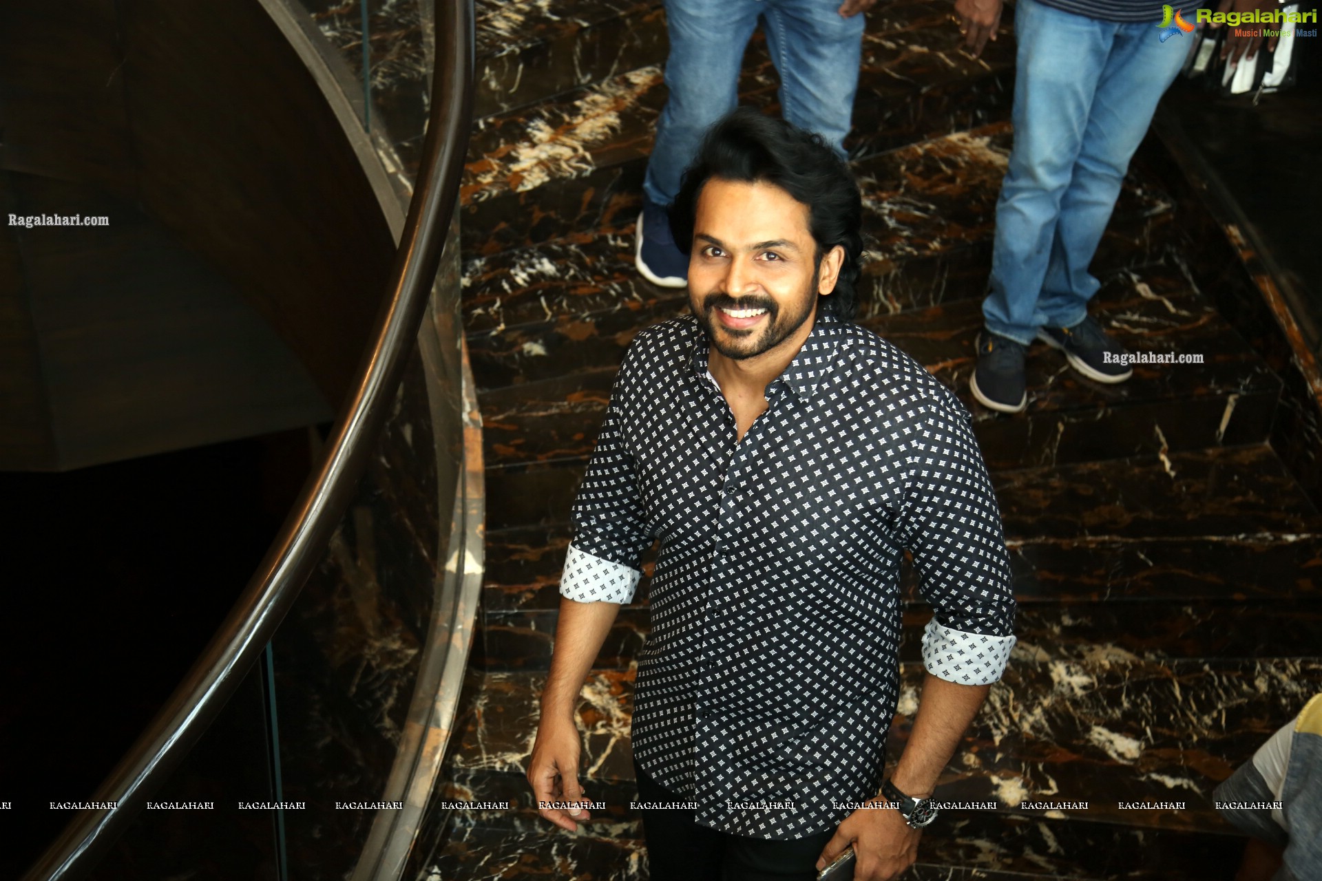 Karthi at Sulthan Movie Interview, HD Photo Gallery