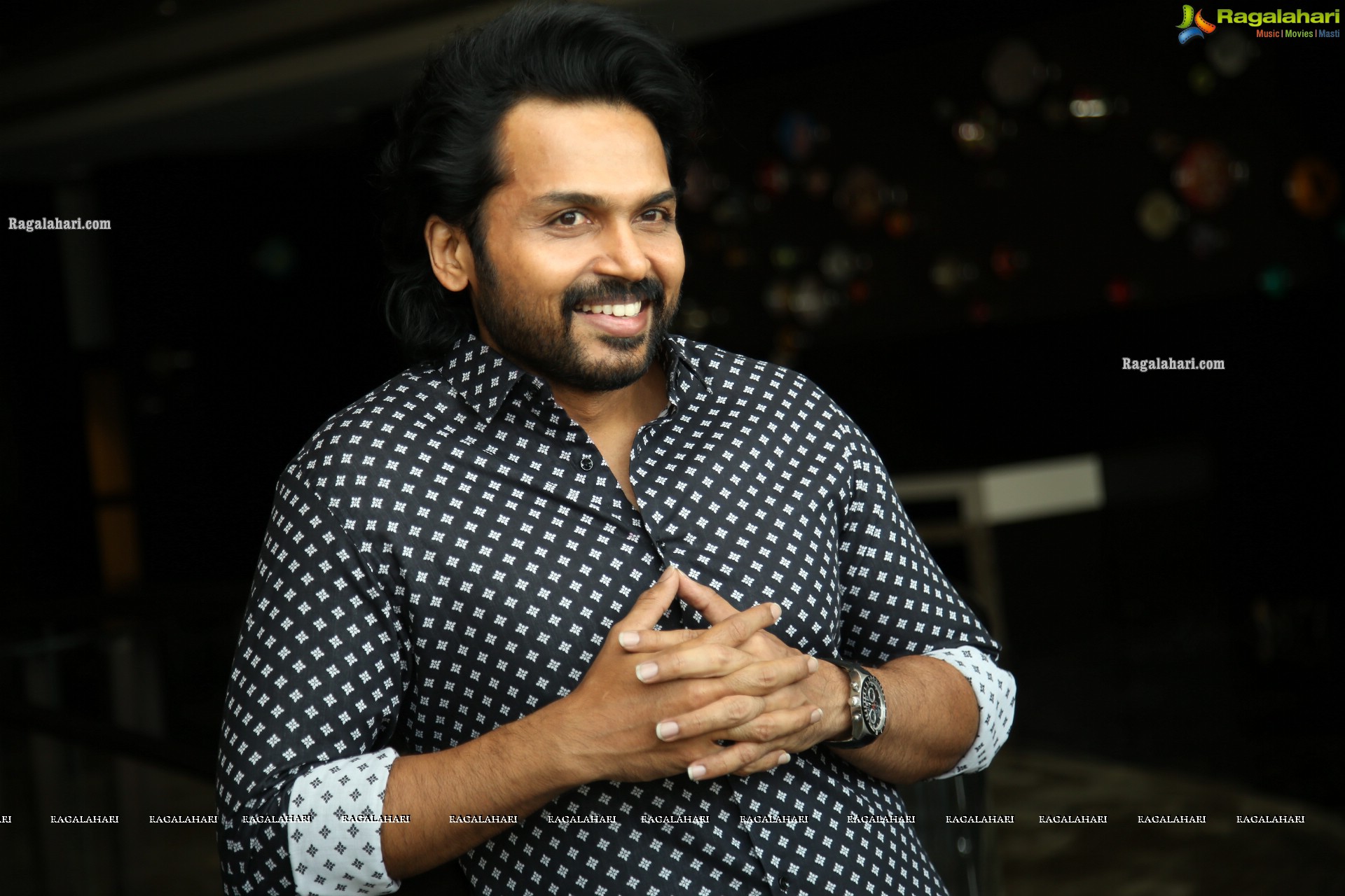 Karthi at Sulthan Movie Interview, HD Photo Gallery