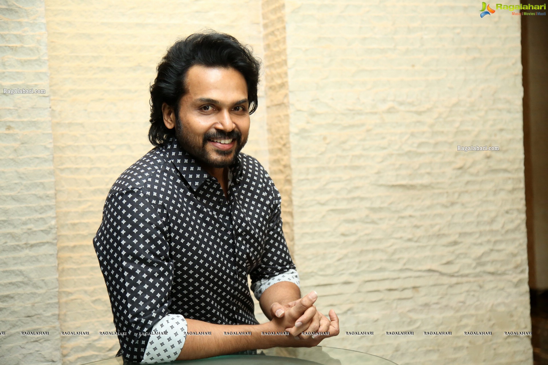 Karthi at Sulthan Movie Interview, HD Photo Gallery