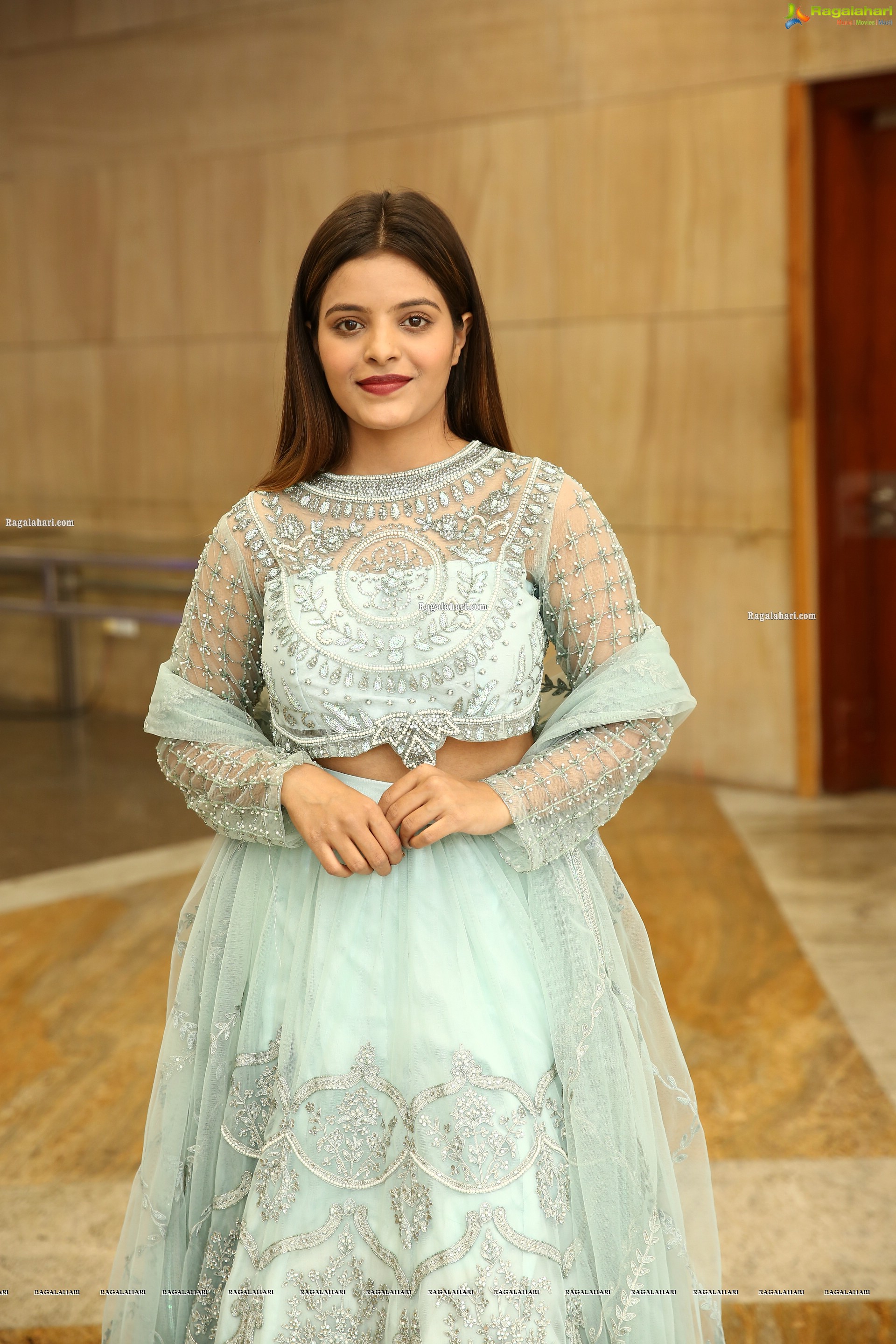 Kusumm in Light Pastel Green Lehenga Choli, HD Photo Gallery