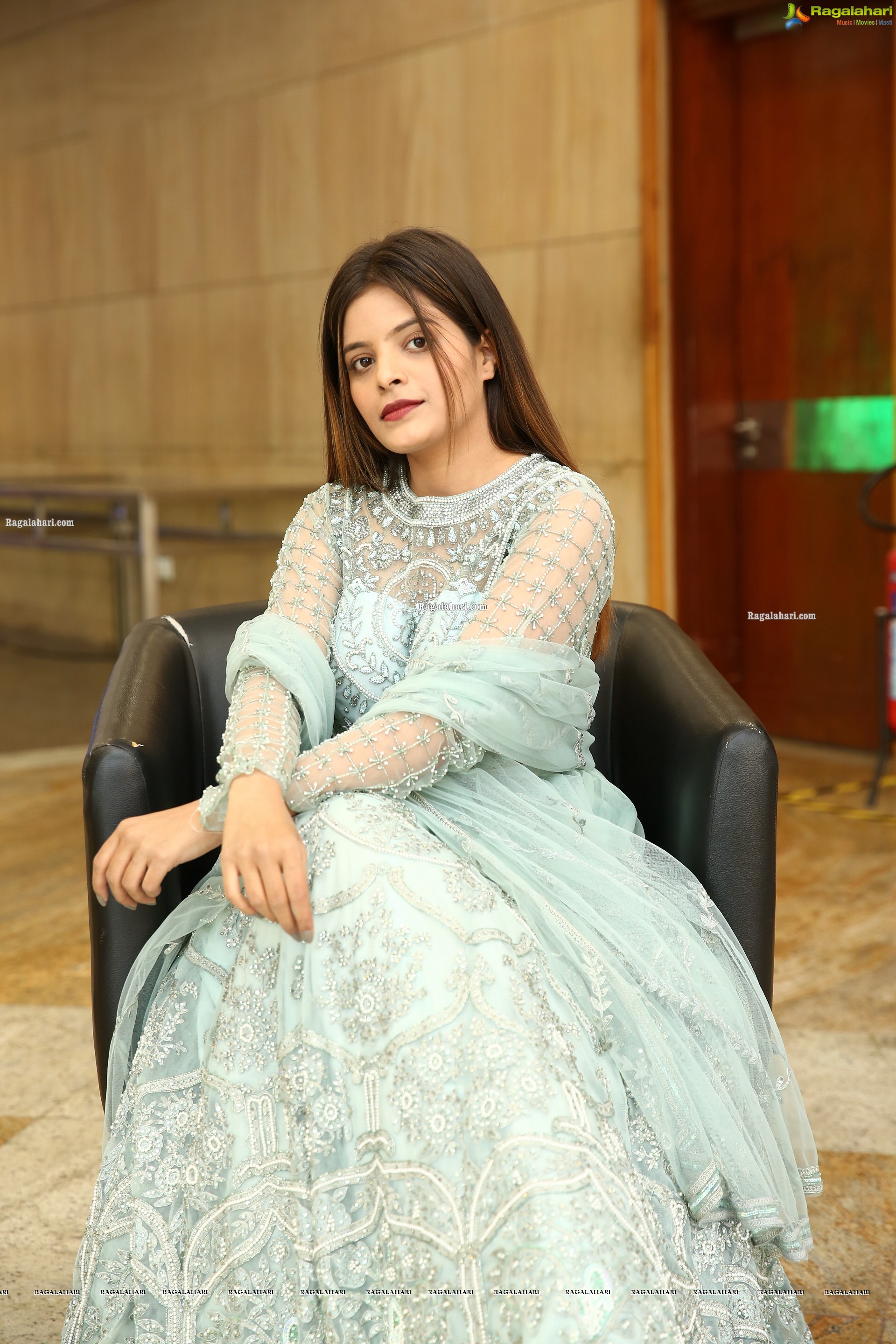 Kusumm in Light Pastel Green Lehenga Choli, HD Photo Gallery