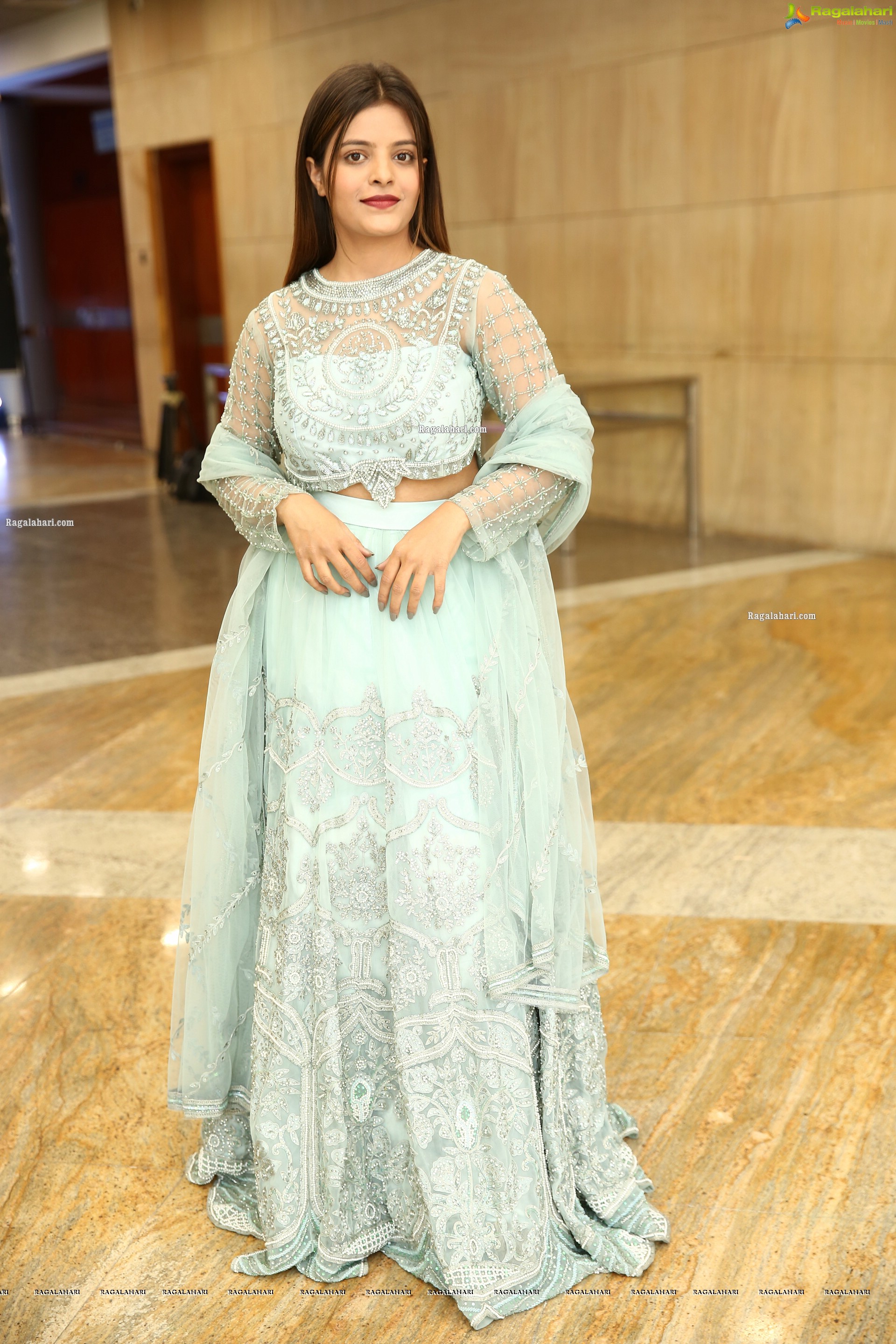 Kusumm in Light Pastel Green Lehenga Choli, HD Photo Gallery