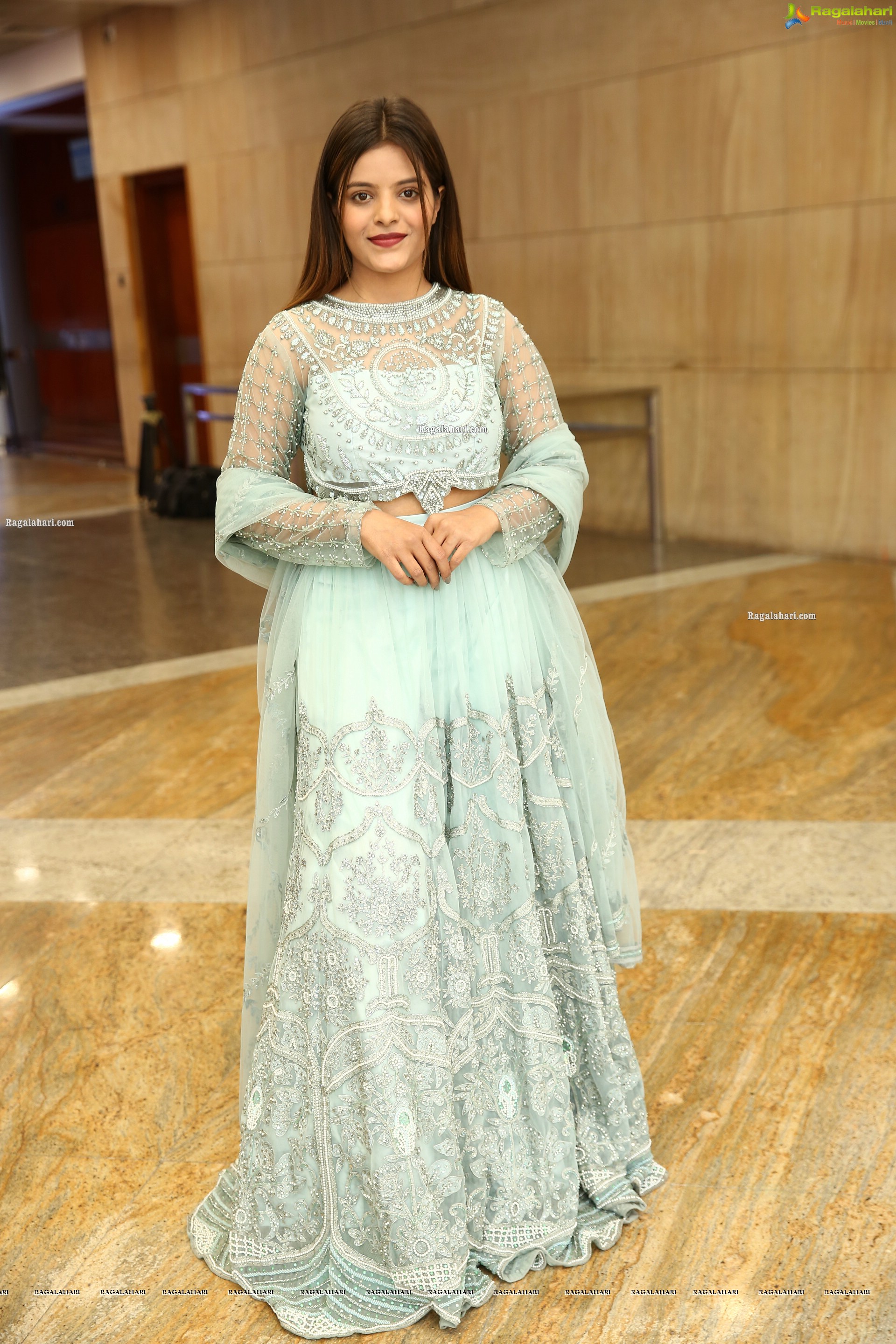 Kusumm in Light Pastel Green Lehenga Choli, HD Photo Gallery