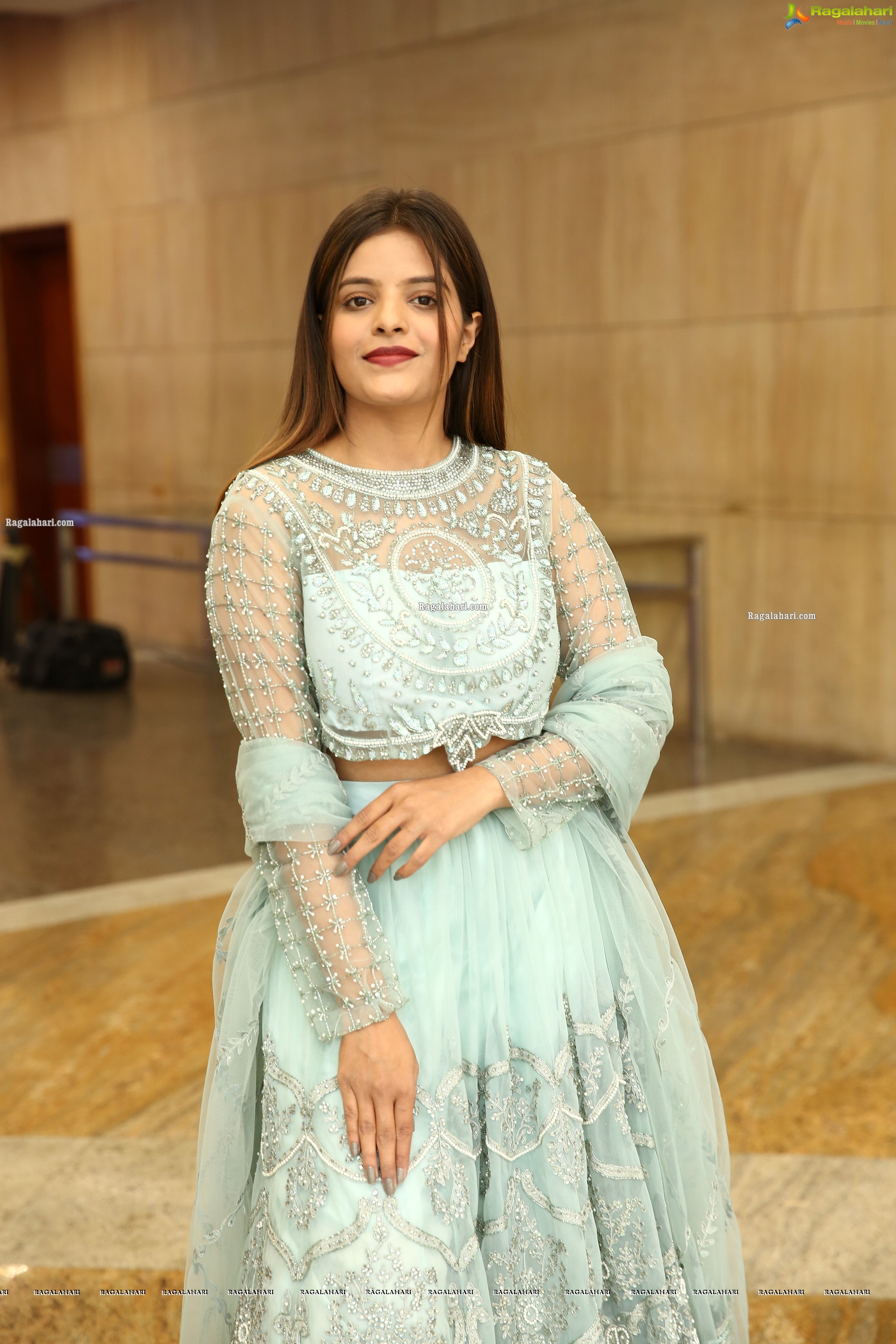 Kusumm in Light Pastel Green Lehenga Choli, HD Photo Gallery