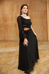 Kusumm in Black Designer Dress