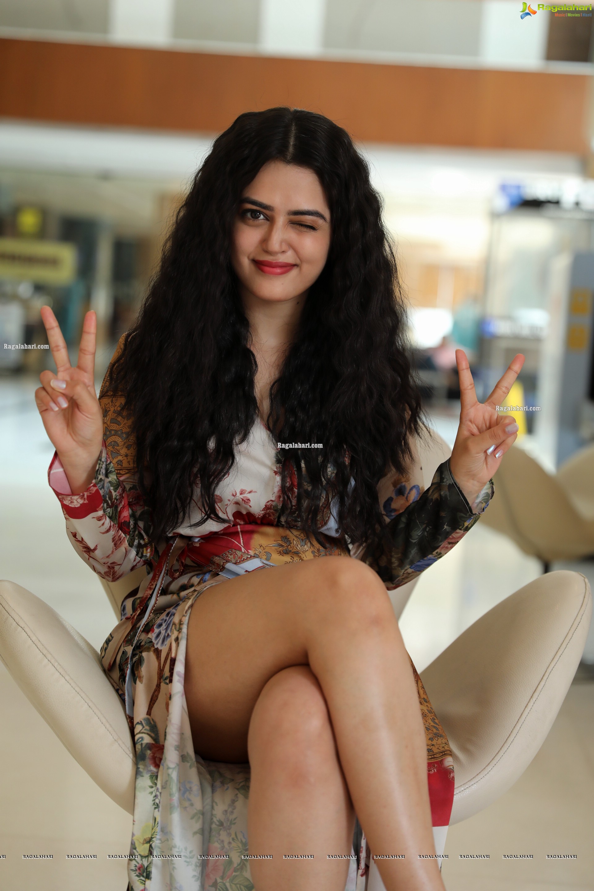 Lovely Singh at Gaali Sampath Movie Interview, HD Photo Gallery