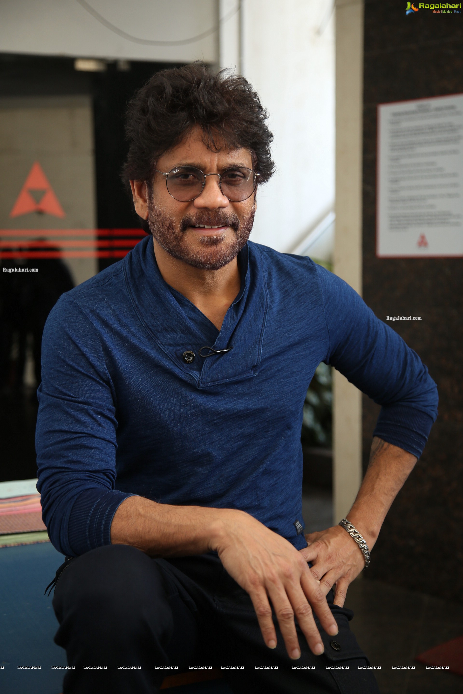 Nagarjuna at Wild Dog Movie Interview, HD Photo Gallery