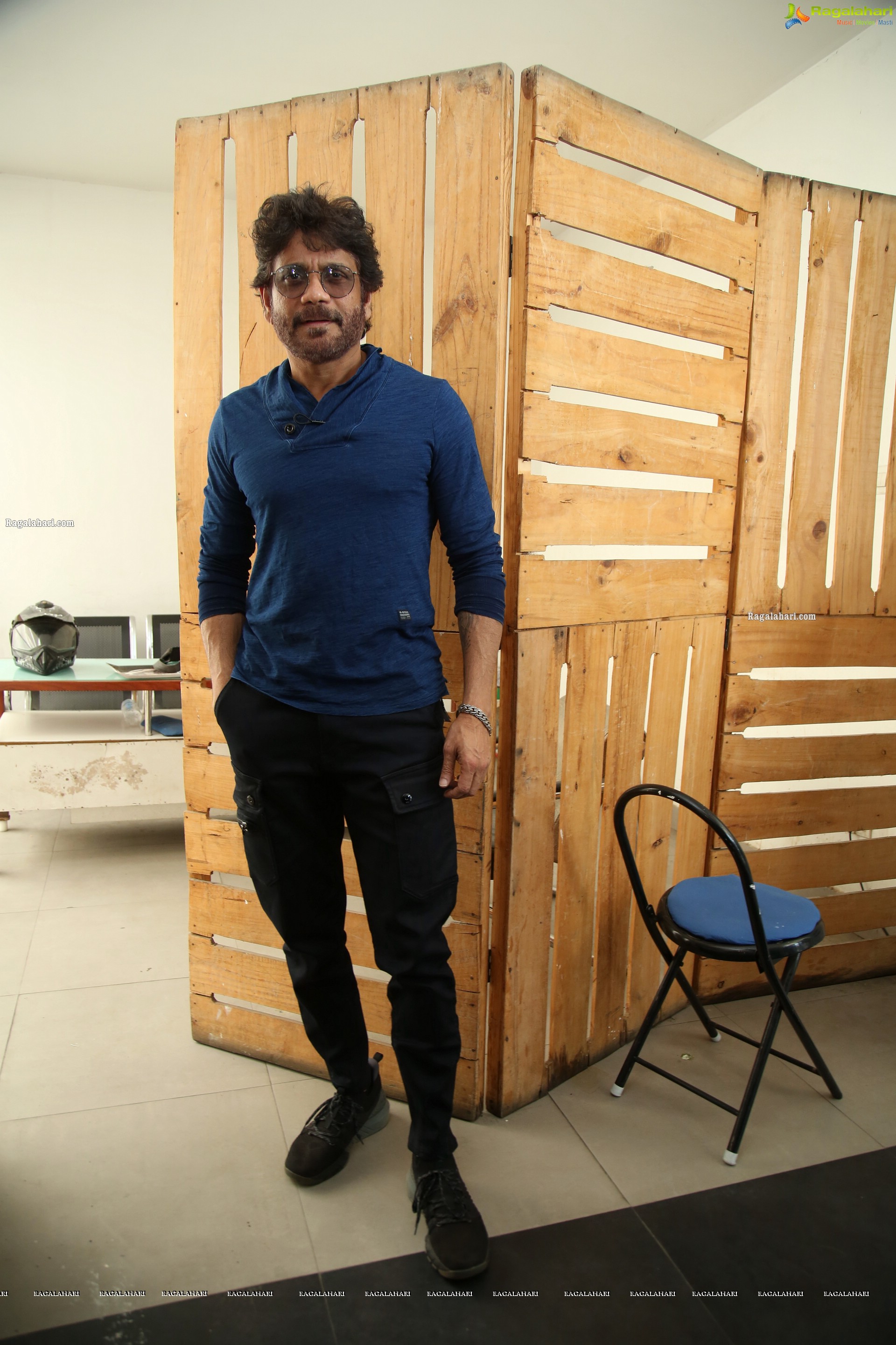 Nagarjuna at Wild Dog Movie Interview, HD Photo Gallery