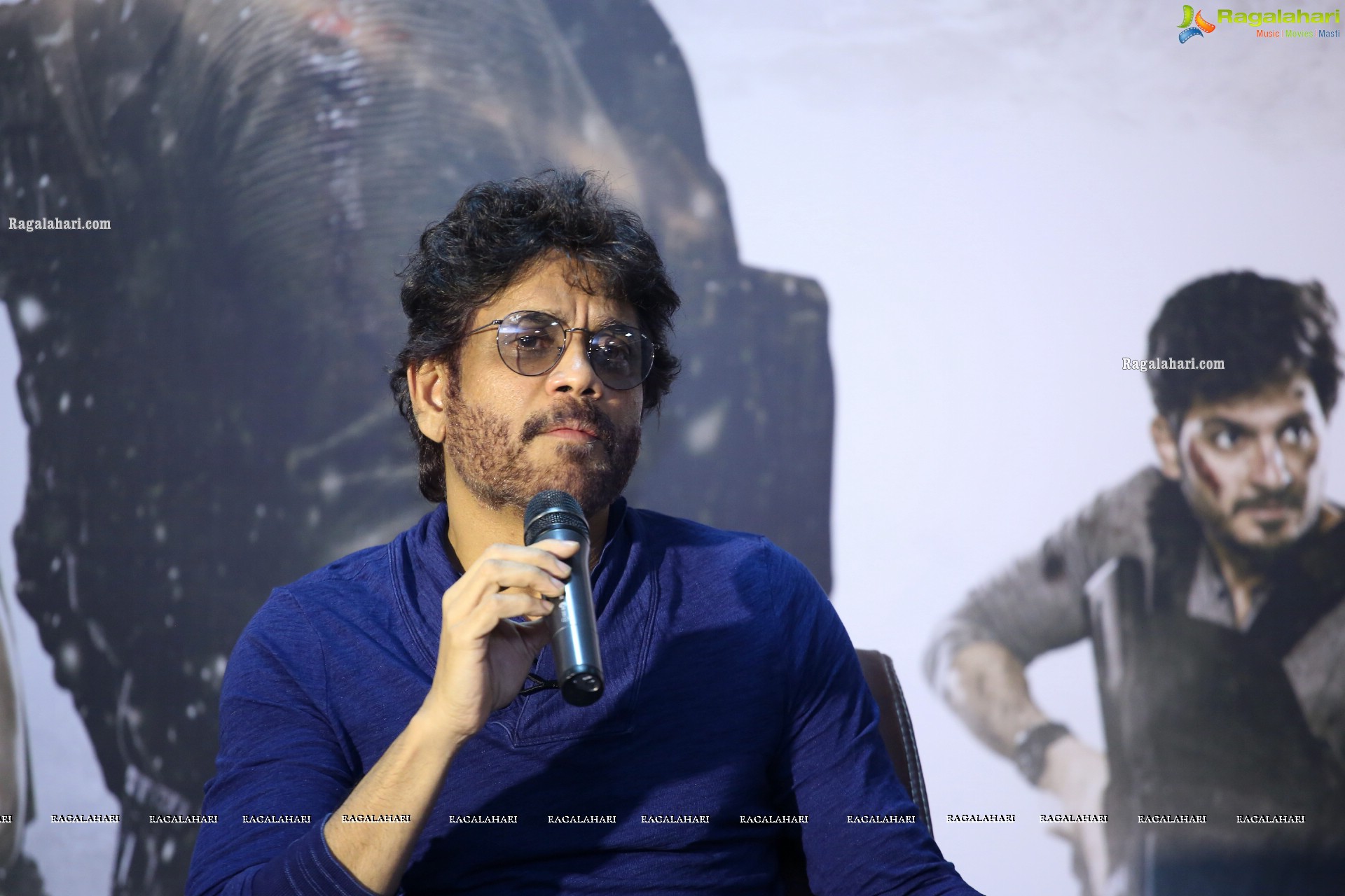 Nagarjuna at Wild Dog Movie Interview, HD Photo Gallery