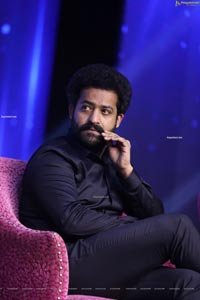 Jr NTR at Meelo Evaru Koteeswarudu Season 5 Press Meet