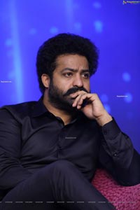 Jr NTR at Meelo Evaru Koteeswarudu Season 5 Press Meet