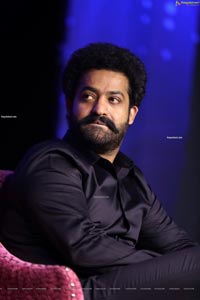 Jr NTR at Meelo Evaru Koteeswarudu Season 5 Press Meet