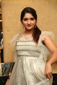 Priya Murthy in Cream Party Dress
