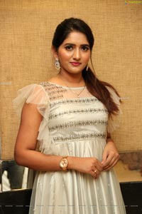 Priya Murthy in Cream Party Dress