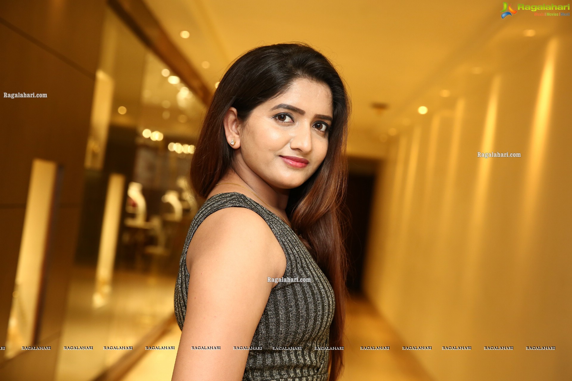 Priya Murthy in Olivaceous Dark Gray Bodycon Dress, HD Stills