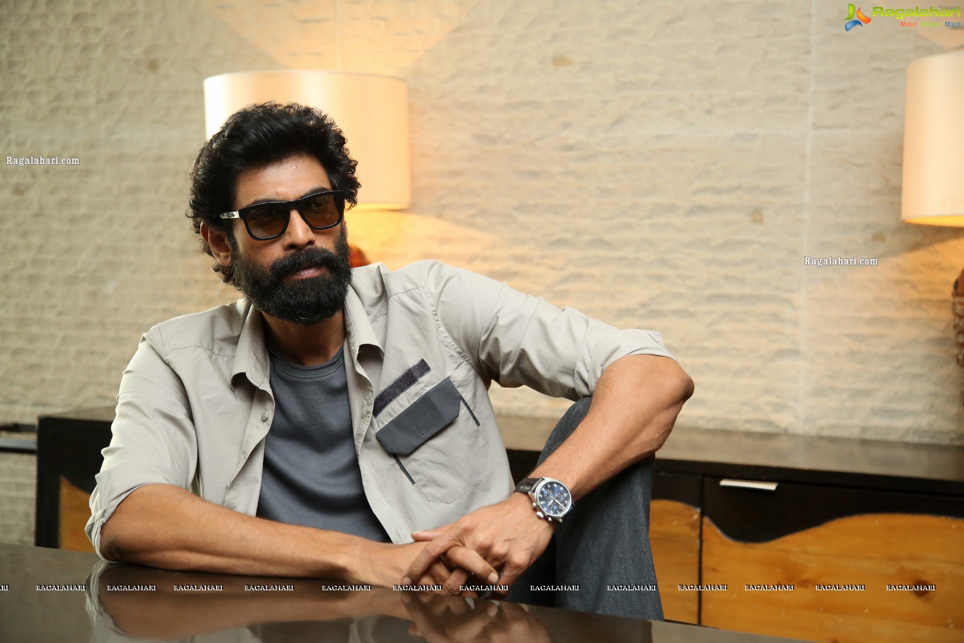 Rana Daggubati at Aranya Movie Interview, HD Photo Gallery