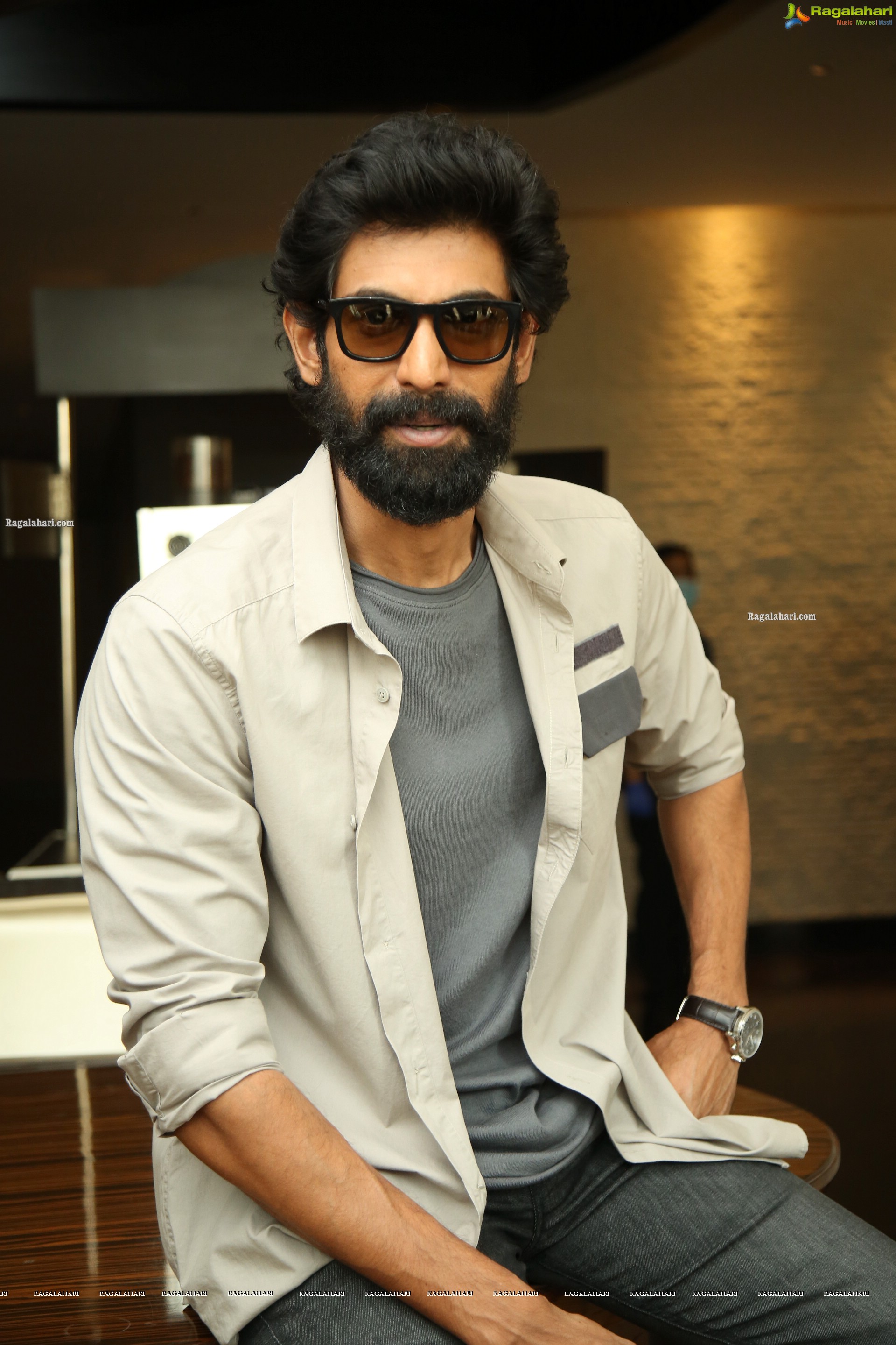 Rana Daggubati at Aranya Movie Interview, HD Photo Gallery