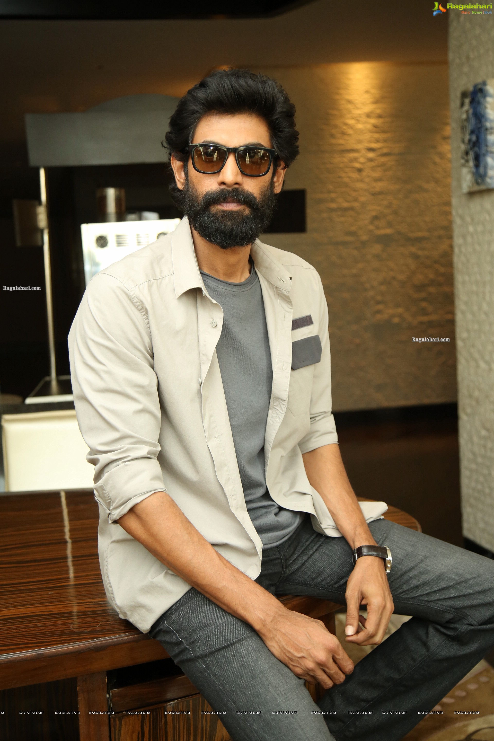 Rana Daggubati at Aranya Movie Interview, HD Photo Gallery