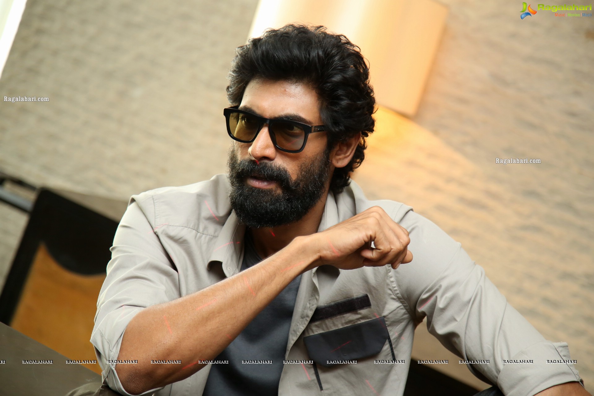 Rana Daggubati at Aranya Movie Interview, HD Photo Gallery