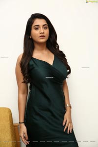 Rashi Singh in Bottle Green Wrap Front Dress