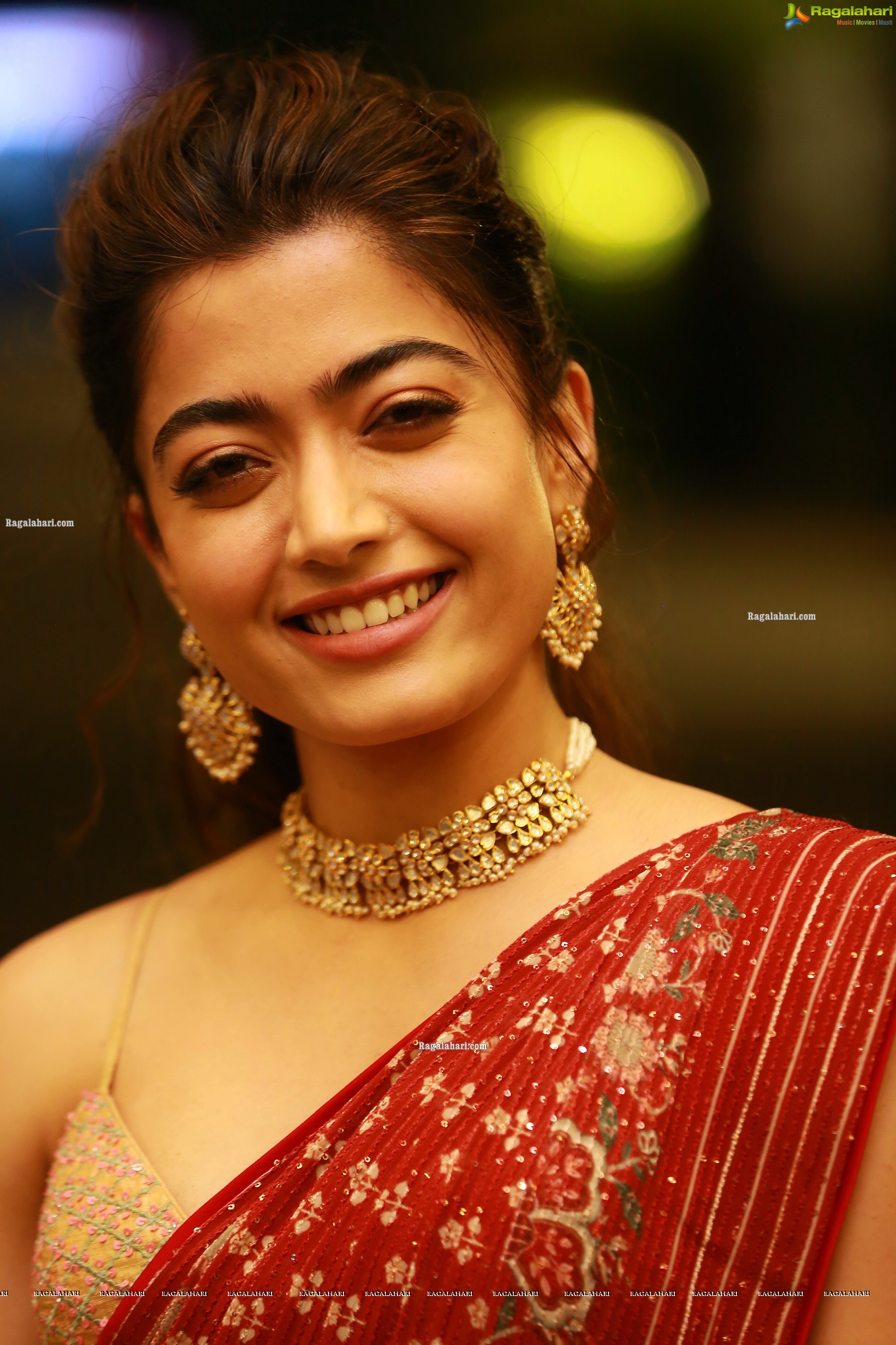 Rashmika Mandanna at Sulthan Movie Pre-Release Event, HD Photo Gallery