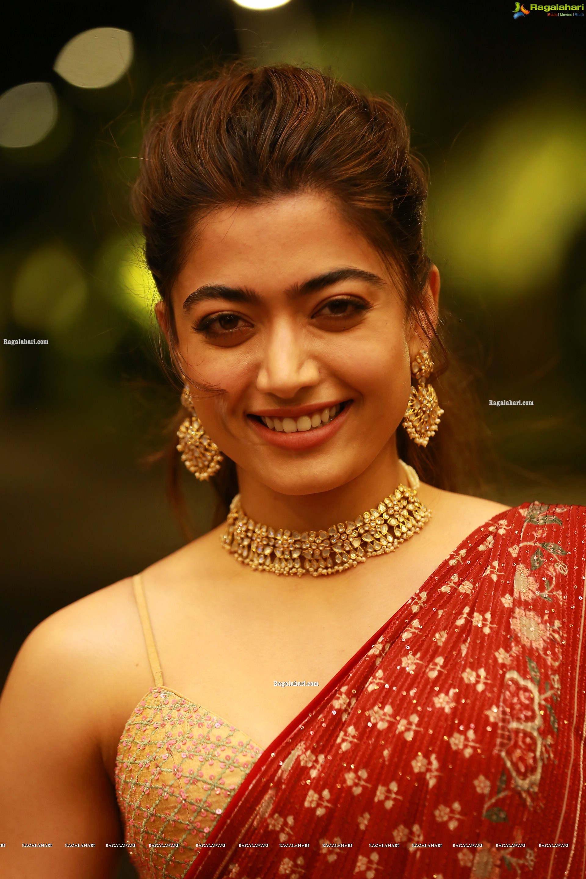 Rashmika Mandanna at Sulthan Movie Pre-Release Event, HD Photo Gallery