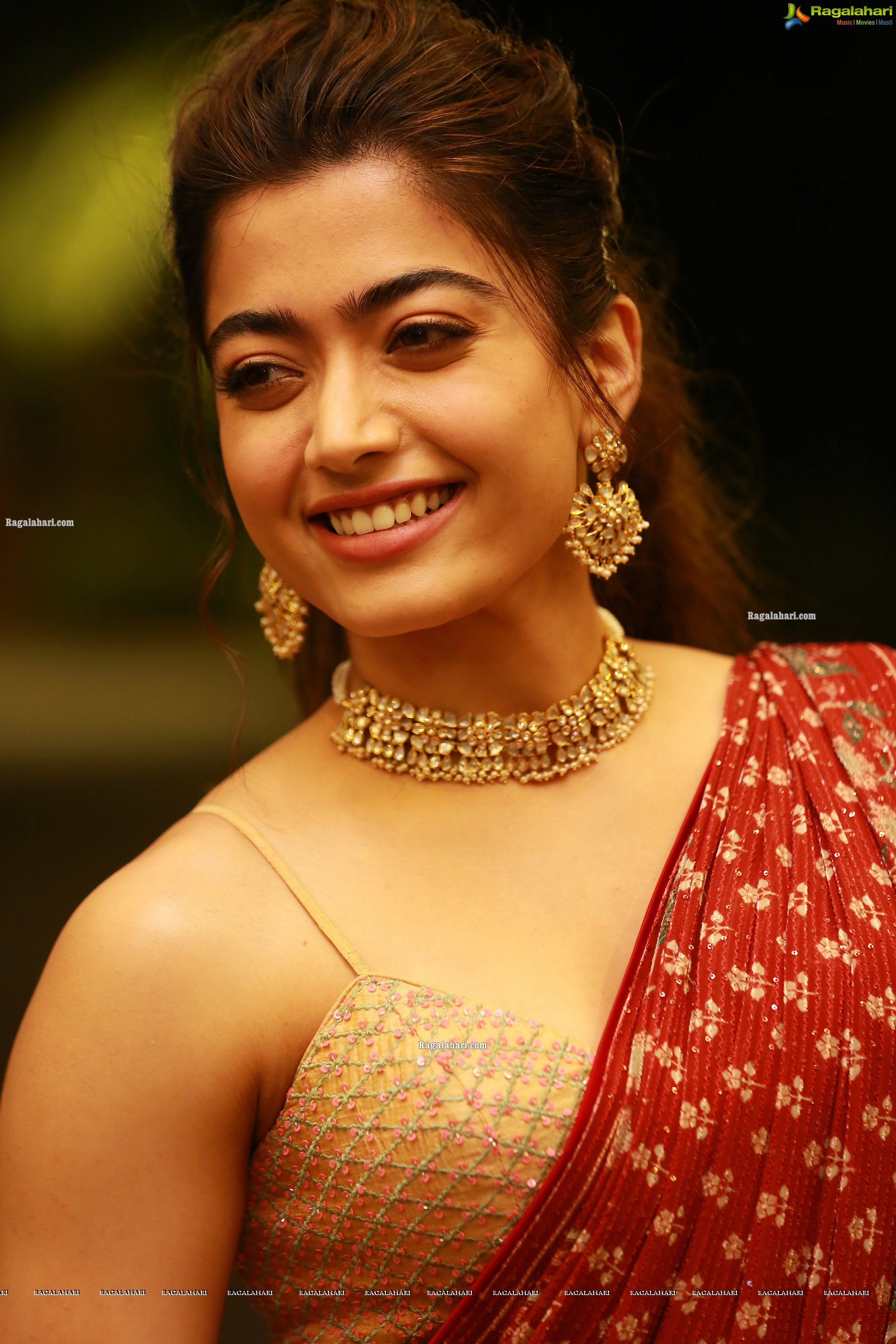 Rashmika Mandanna at Sulthan Movie Pre-Release Event, HD Photo Gallery