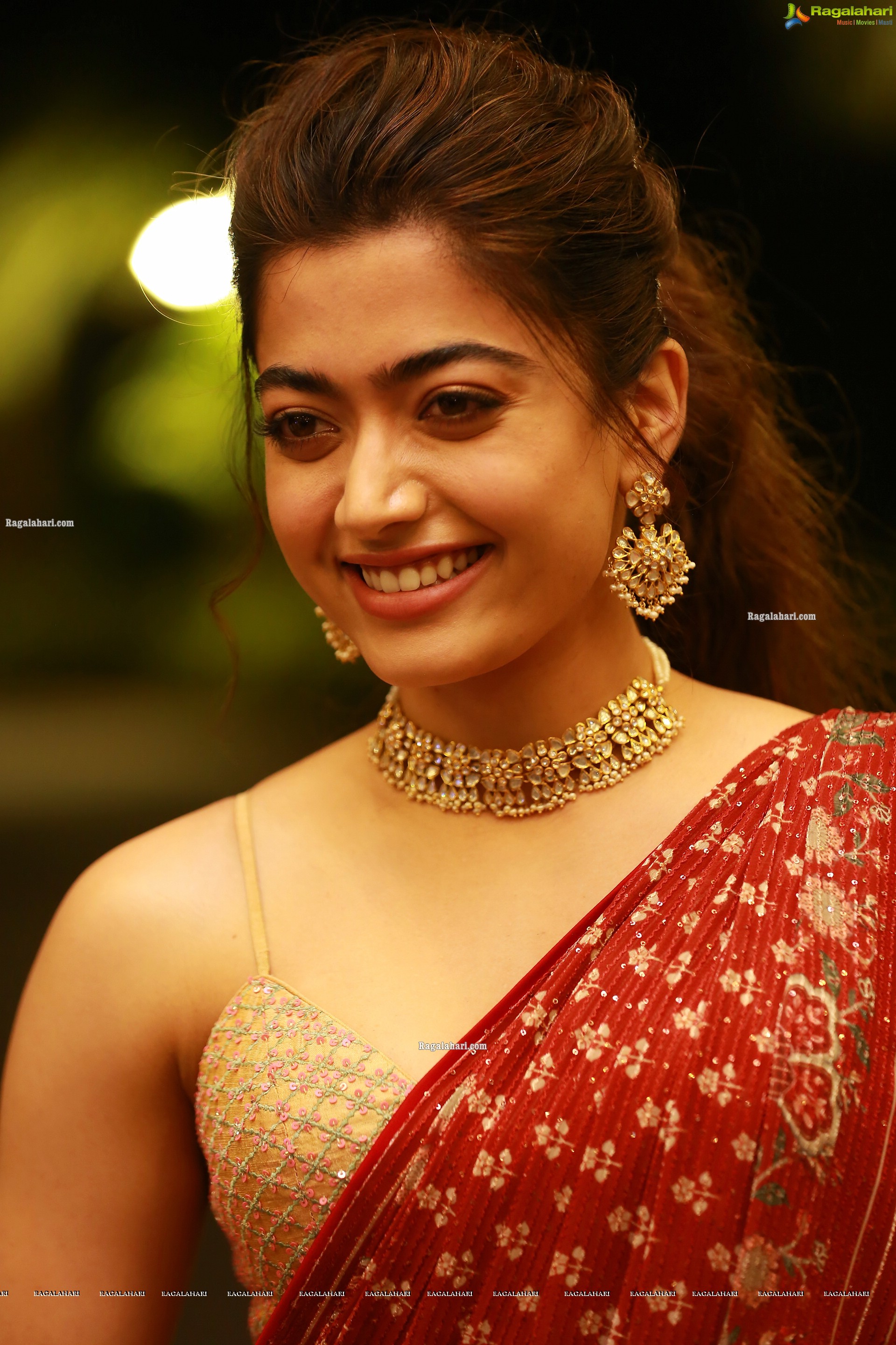 Rashmika Mandanna at Sulthan Movie Pre-Release Event, HD Photo Gallery