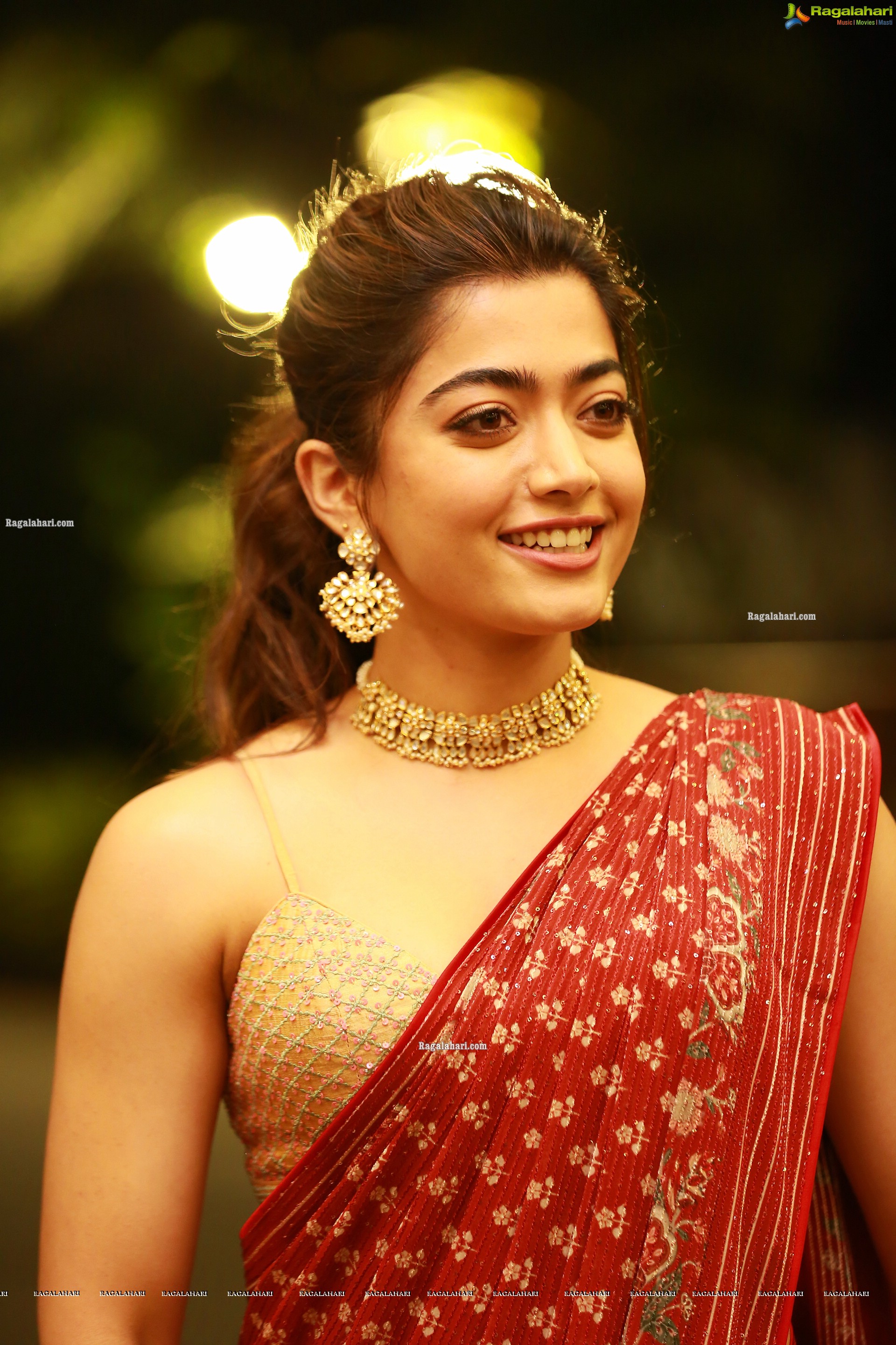 Rashmika Mandanna at Sulthan Movie Pre-Release Event, HD Photo Gallery