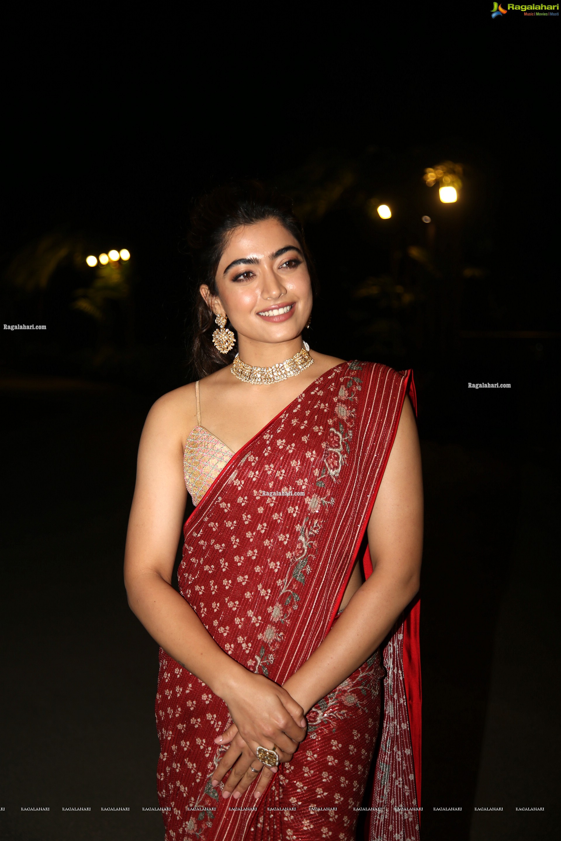 Rashmika Mandanna at Sulthan Movie Pre-Release Event, HD Photo Gallery