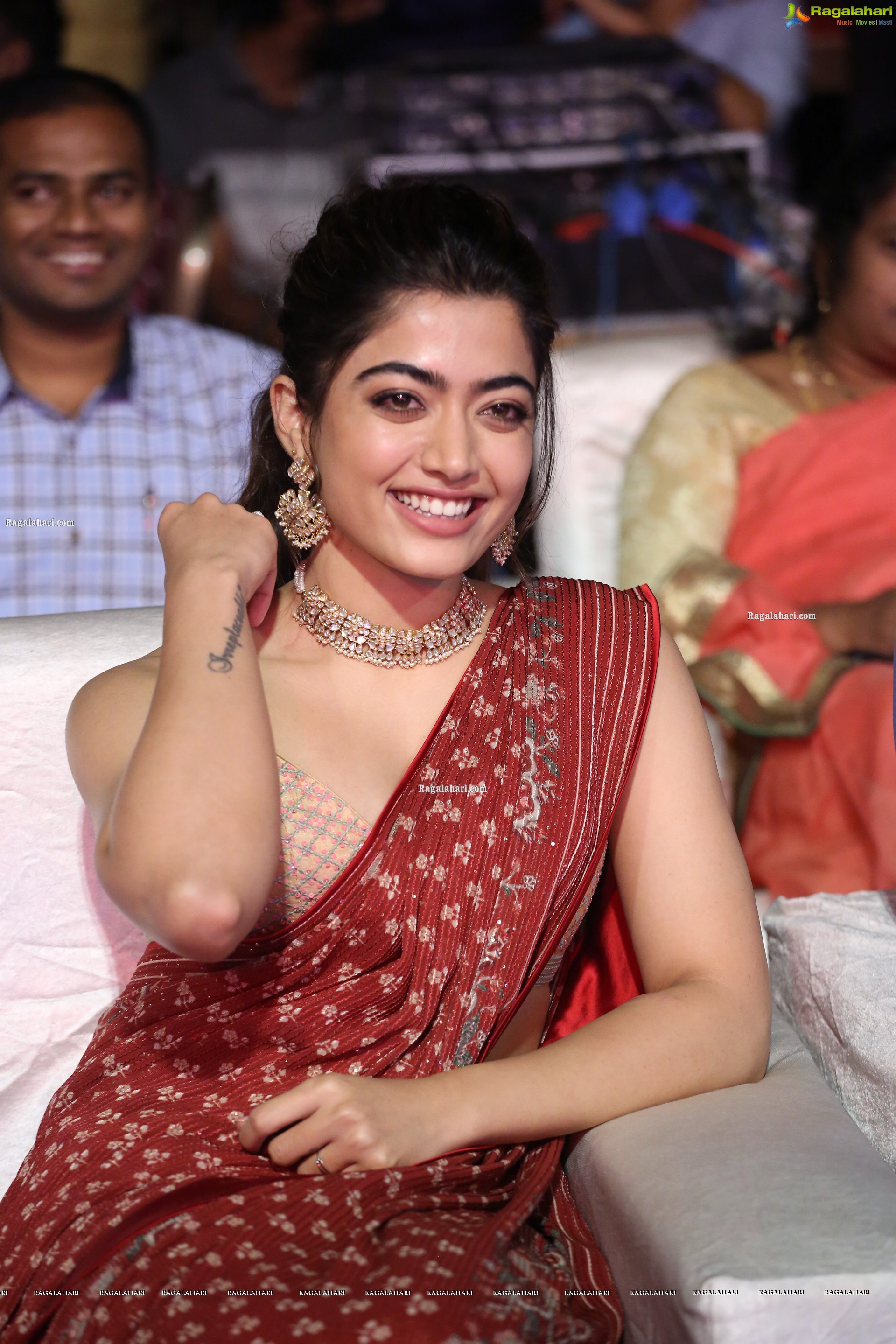 Rashmika Mandanna at Sulthan Movie Pre-Release Event, HD Photo Gallery