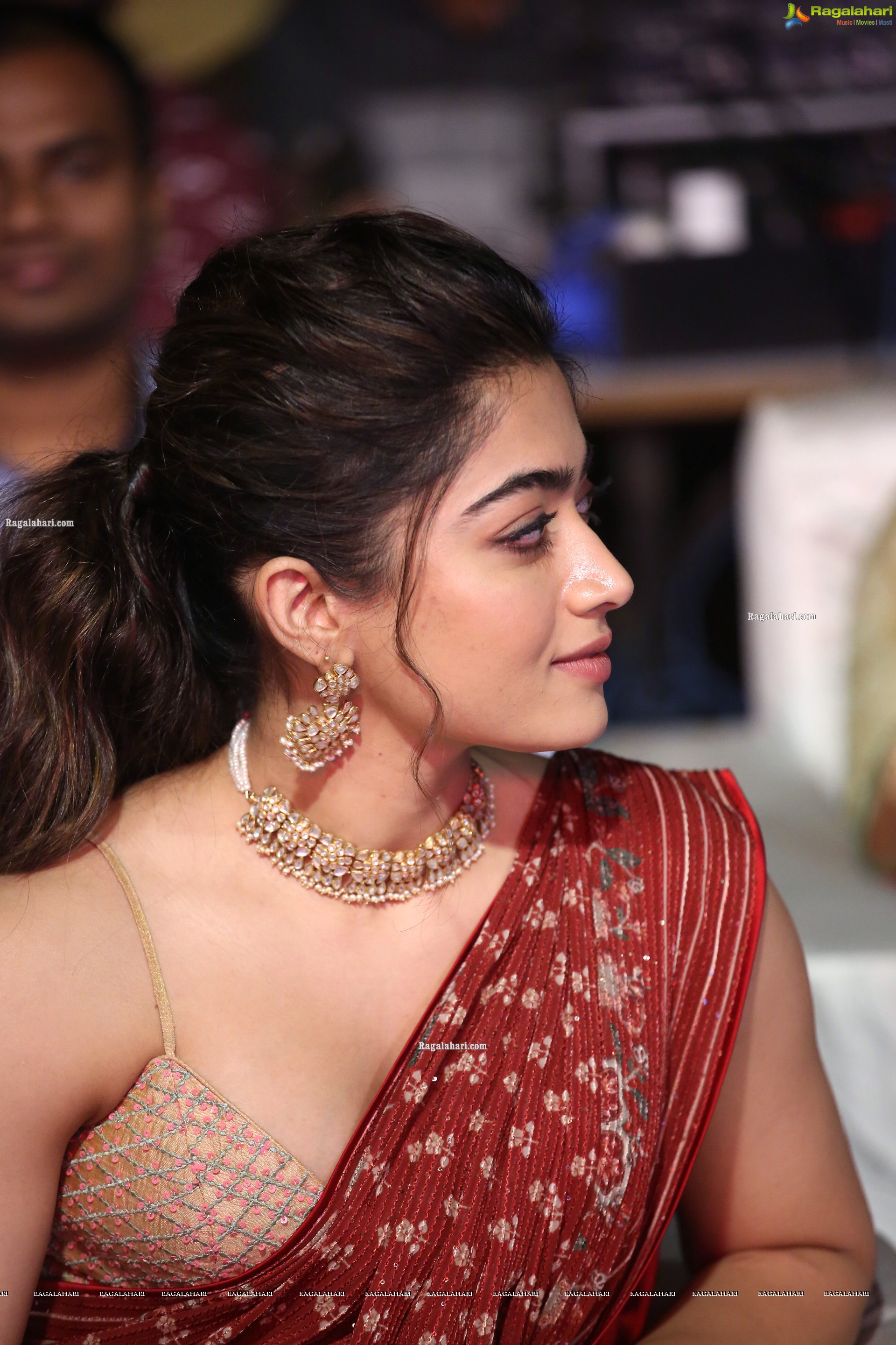 Rashmika Mandanna at Sulthan Movie Pre-Release Event, HD Photo Gallery