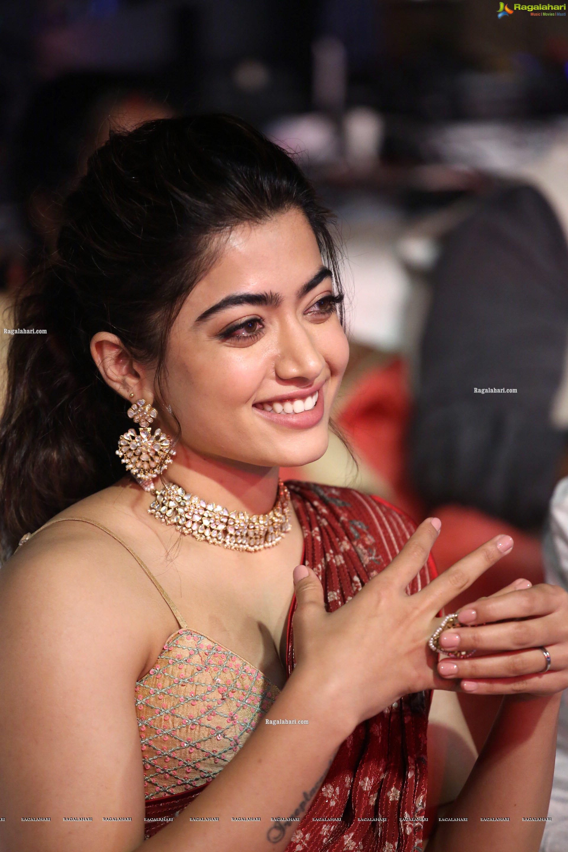 Rashmika Mandanna at Sulthan Movie Pre-Release Event, HD Photo Gallery