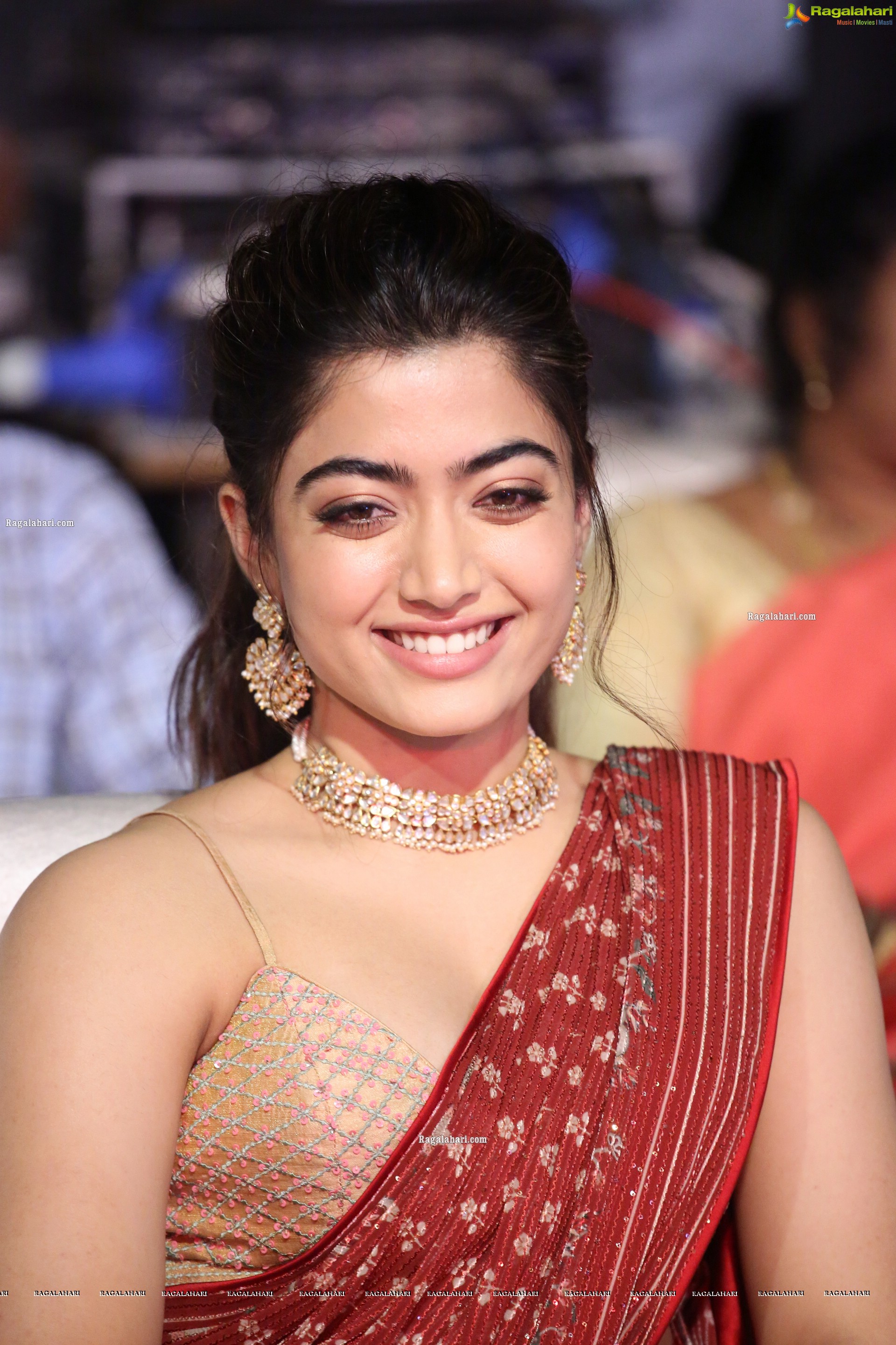 Rashmika Mandanna at Sulthan Movie Pre-Release Event, HD Photo Gallery