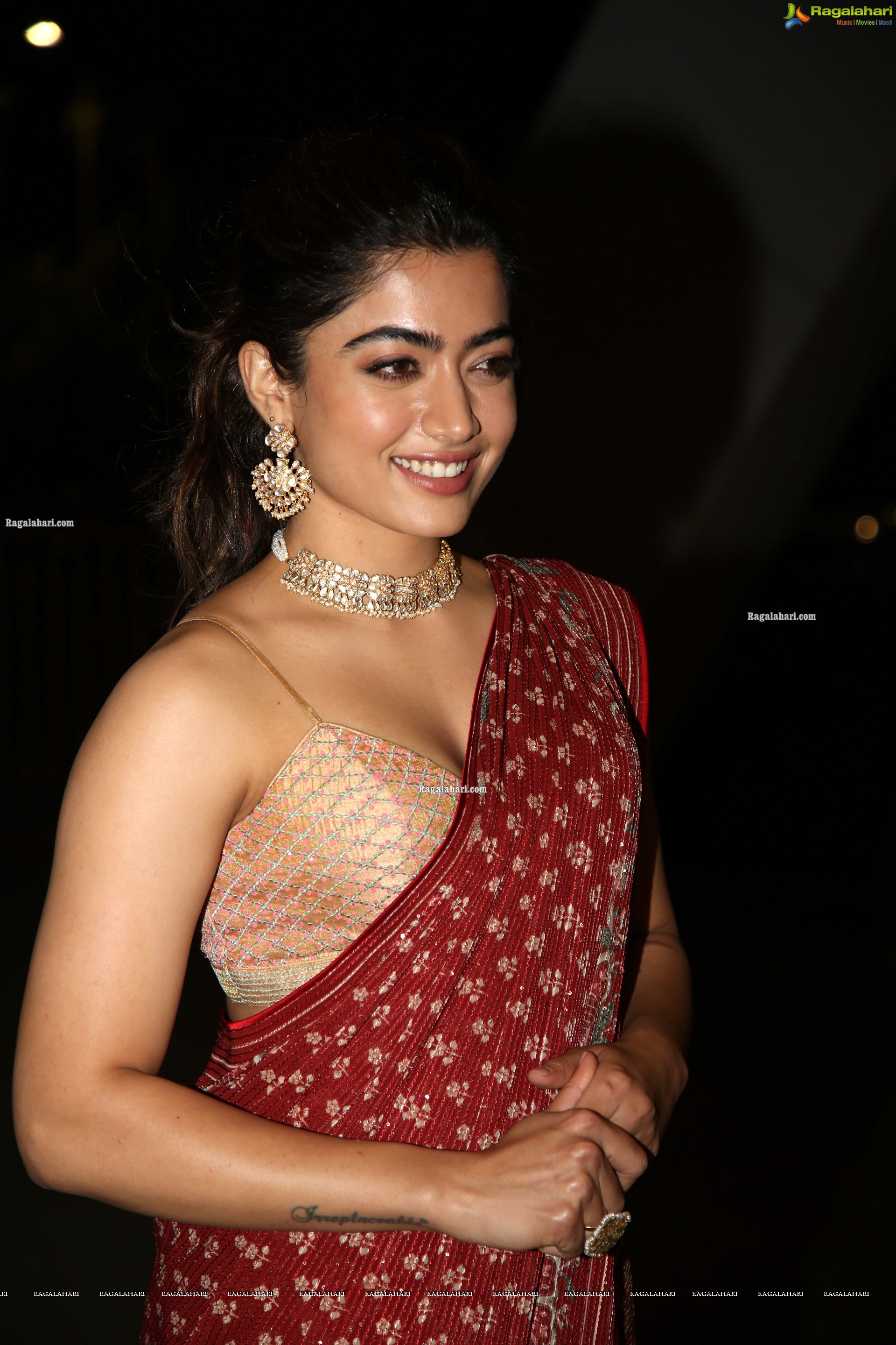 Rashmika Mandanna at Sulthan Movie Pre-Release Event, HD Photo Gallery