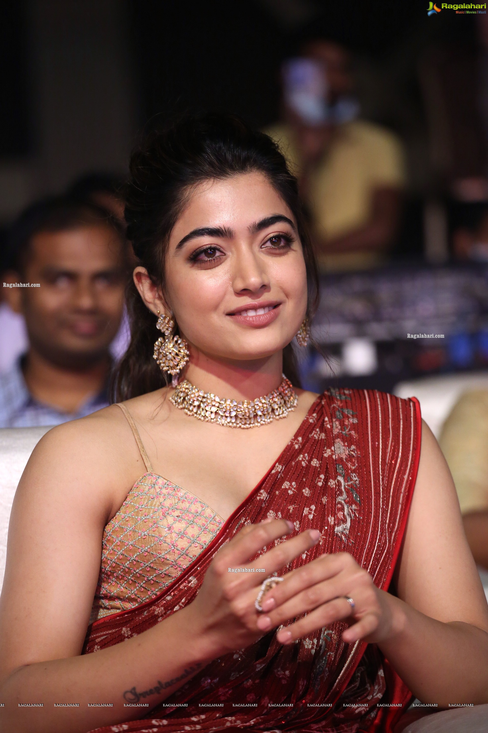 Rashmika Mandanna at Sulthan Movie Pre-Release Event, HD Photo Gallery