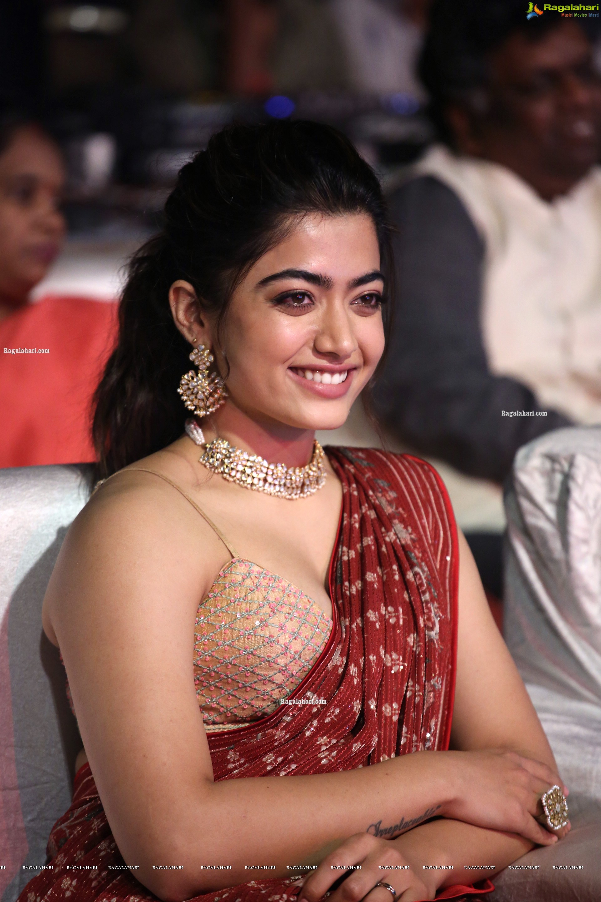 Rashmika Mandanna at Sulthan Movie Pre-Release Event, HD Photo Gallery