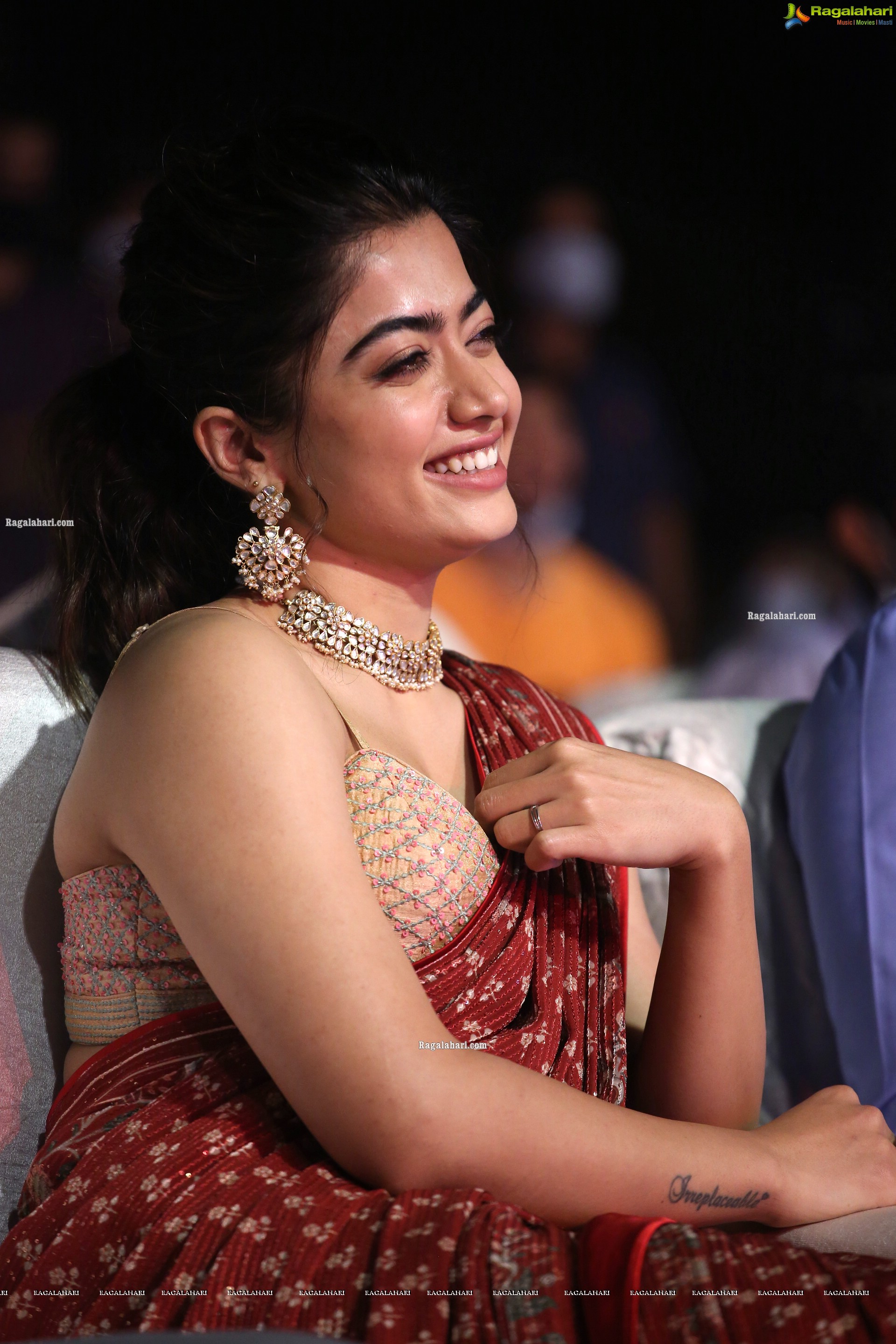 Rashmika Mandanna at Sulthan Movie Pre-Release Event, HD Photo Gallery