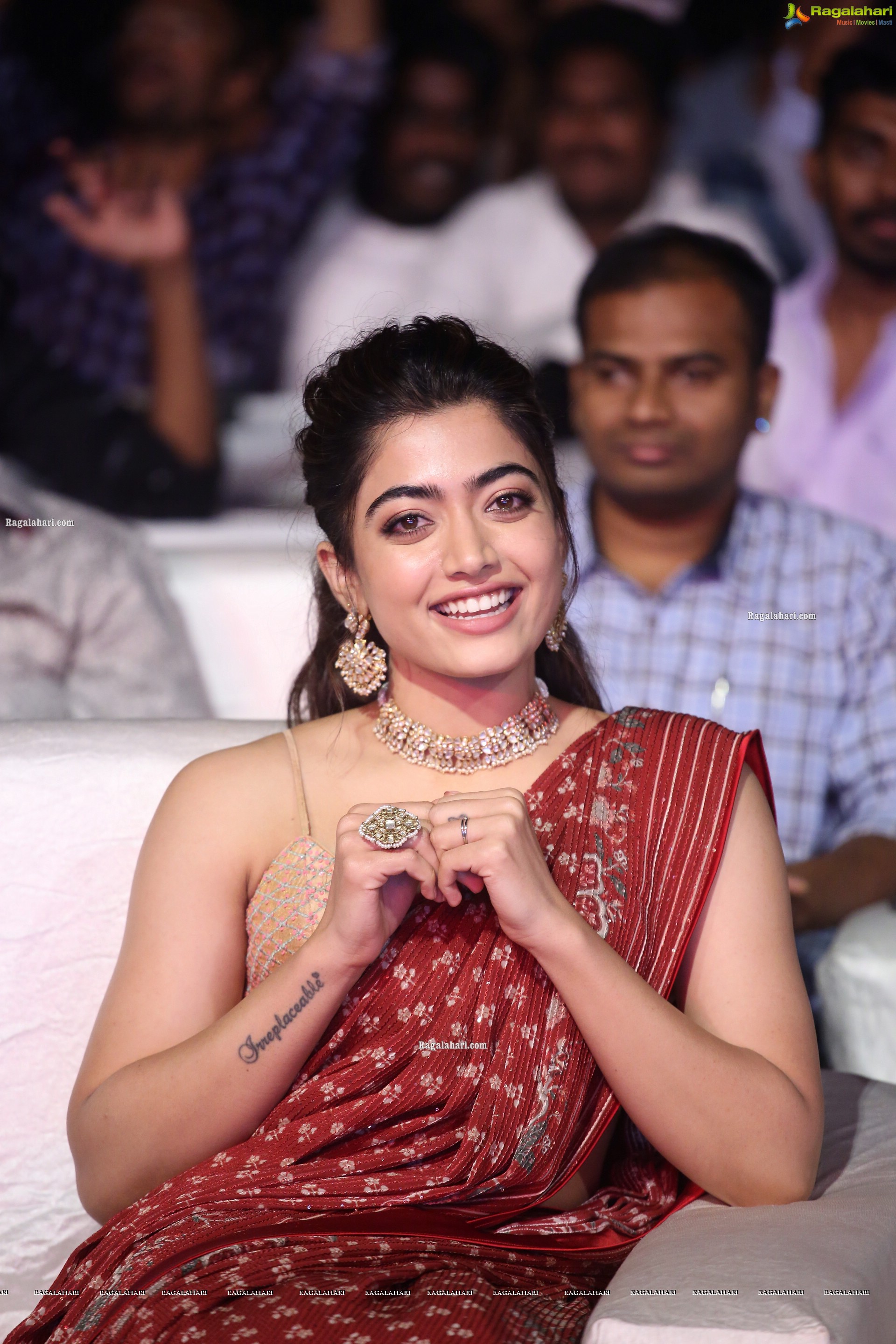 Rashmika Mandanna at Sulthan Movie Pre-Release Event, HD Photo Gallery